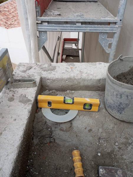 Nivelamento rigoroso antes da betonilha